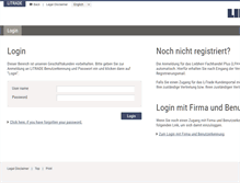 Tablet Screenshot of litrade.liebherr.com