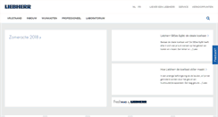 Desktop Screenshot of liebherr.be